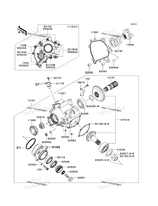 Front Bevel Gear