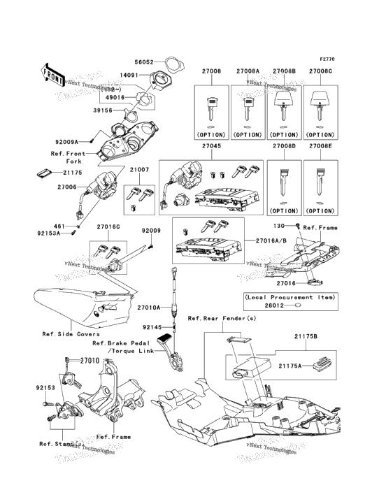 Ignition Switch/Locks/Reflectors