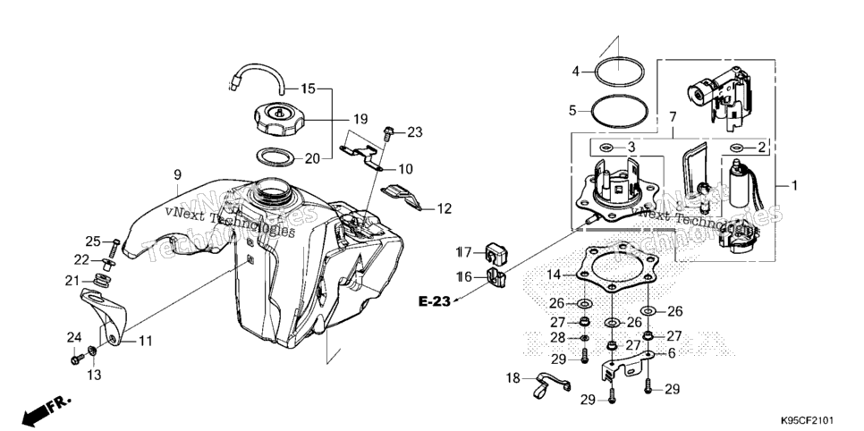 FUEL TANK (CRF250RX)
