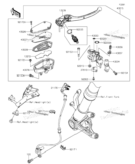 Front Master Cylinder