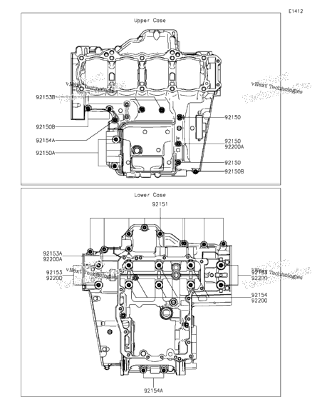 Crankcase Bolt Pattern