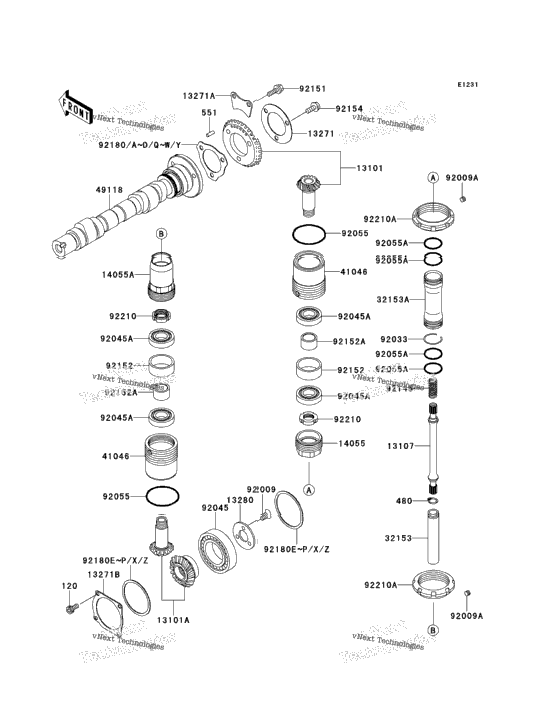 Camshaft(S)/Bevel Gear