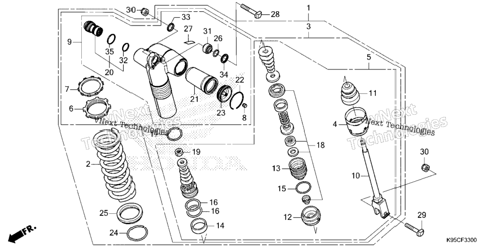 REAR SHOCK ABSORBER