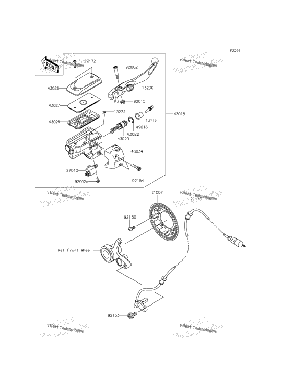 Front Master Cylinder