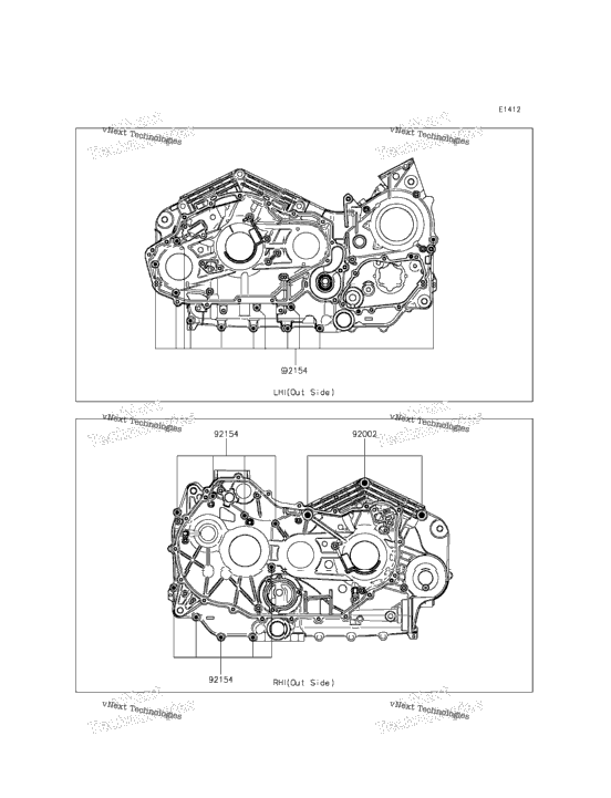 Crankcase Bolt Pattern