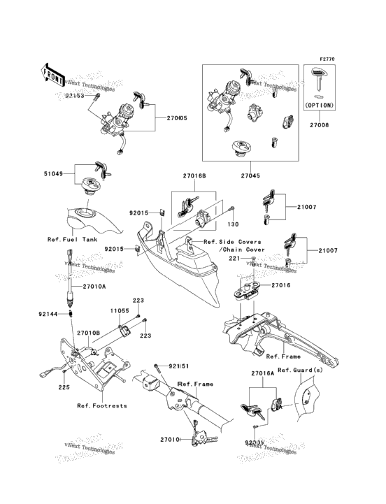 Ignition Switch/Locks/Reflectors