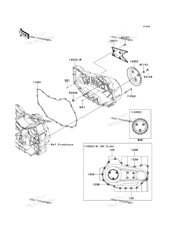 Right Engine Cover(S)