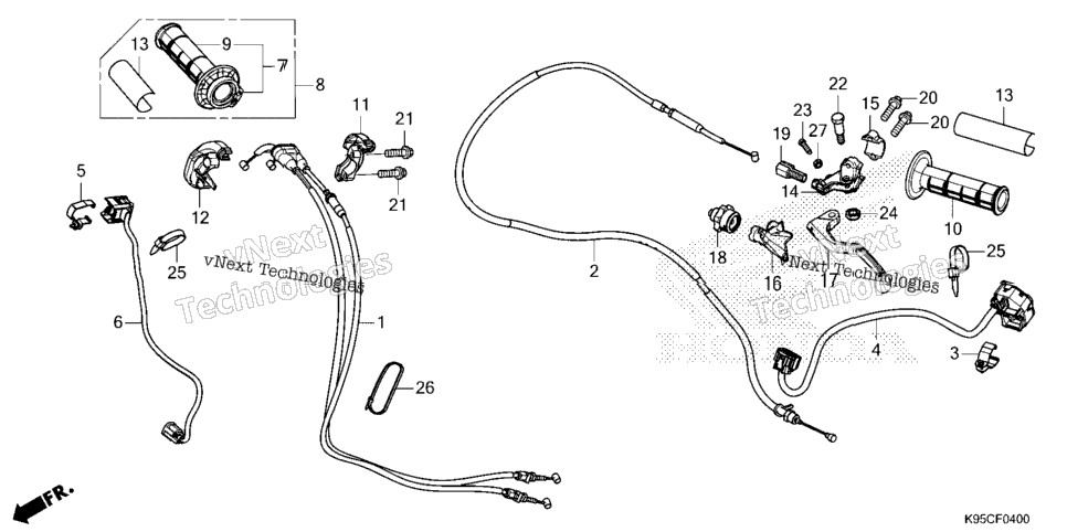 HANDLE LEVER / SWITCH / CABLE