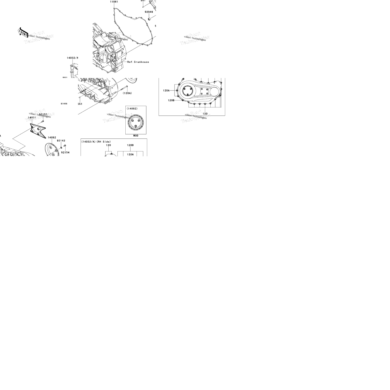 Right Engine Cover(S)