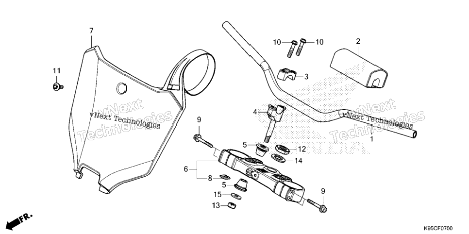HANDLEBAR / TOP BRIDGE