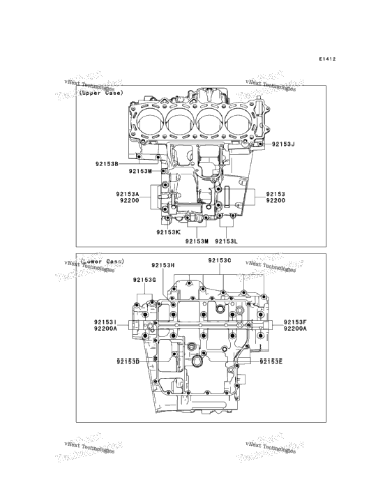 Crankcase Bolt Pattern