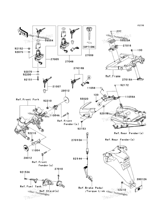 Ignition Switch/Locks/Reflectors