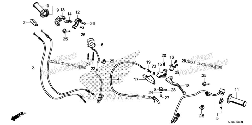 HANDLE LEVER / SWITCH / CABLE