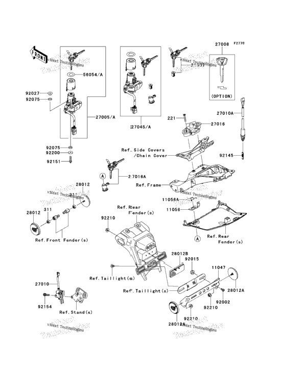 Ignition Switch/Locks/Reflectors