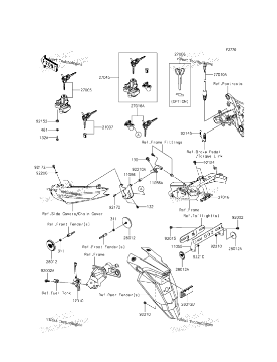 Ignition Switch/Locks/Reflectors