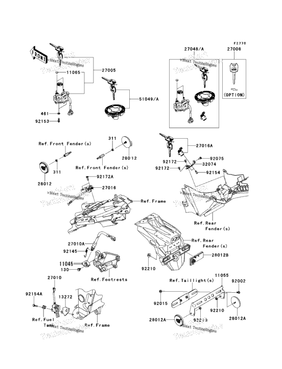 Ignition Switch/Locks/Reflectors