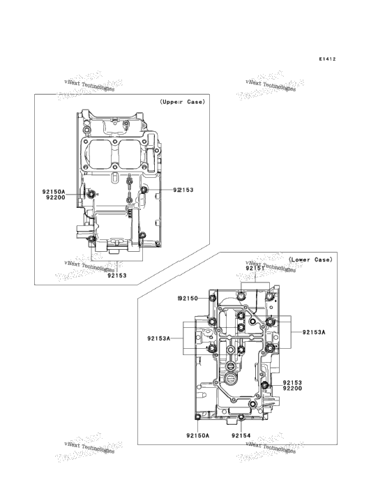 Crankcase Bolt Pattern