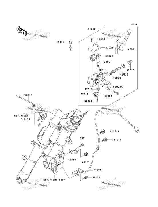 Front Master Cylinder