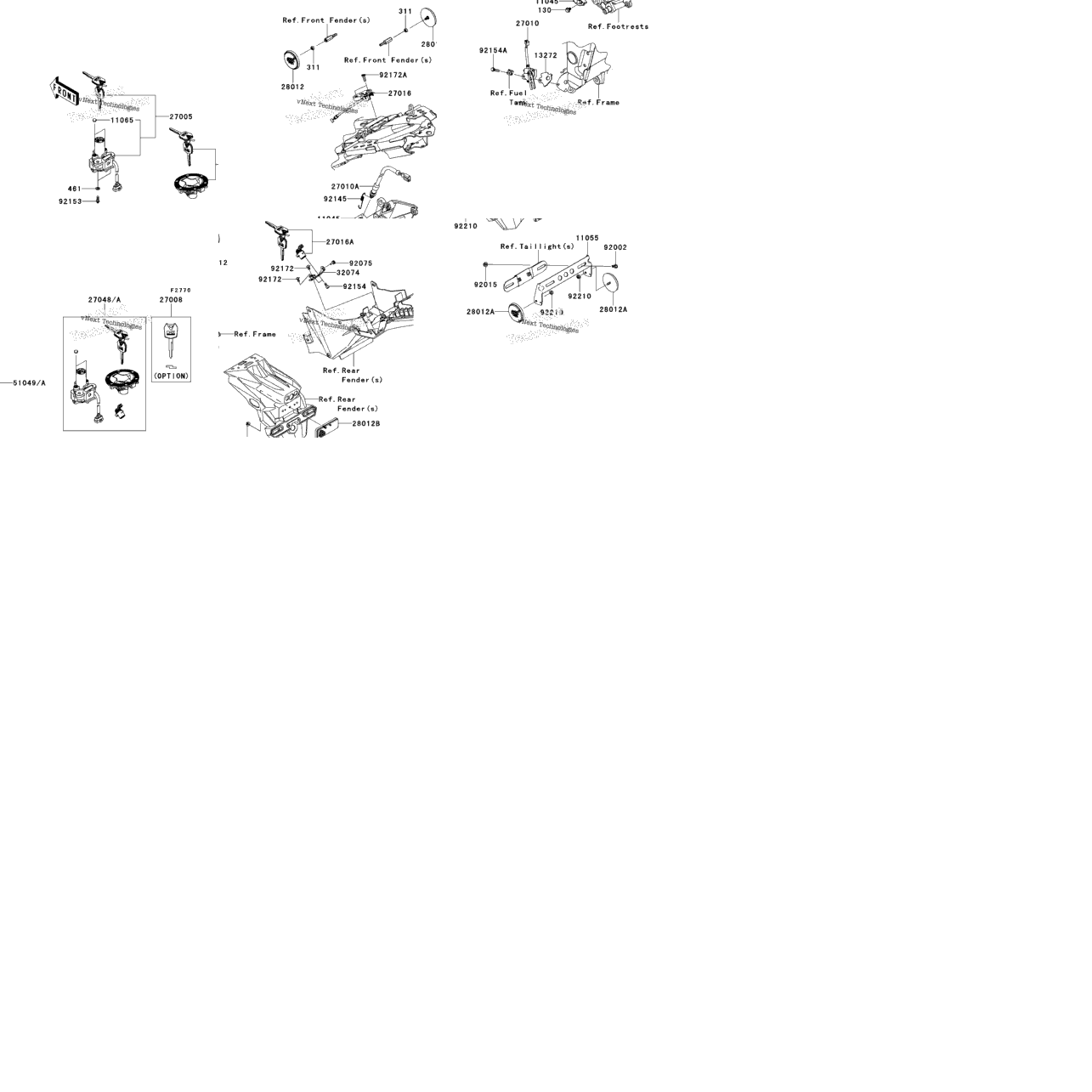 Ignition Switch/Locks/Reflectors