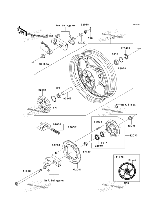 Rear Wheel/Chain (Aefa)