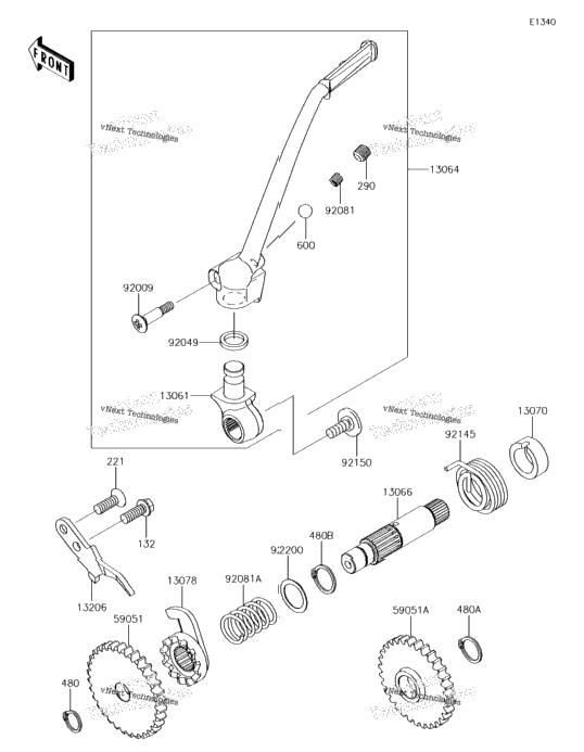 Kickstarter Mechanism