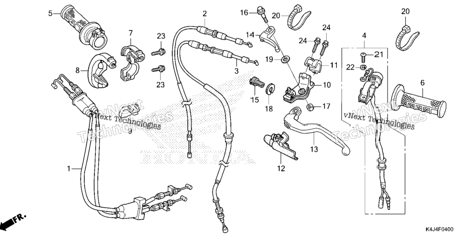 HANDLE LEVER / SWITCH / CABLE