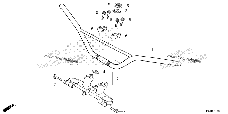 HANDLEBAR / TOP BRIDGE