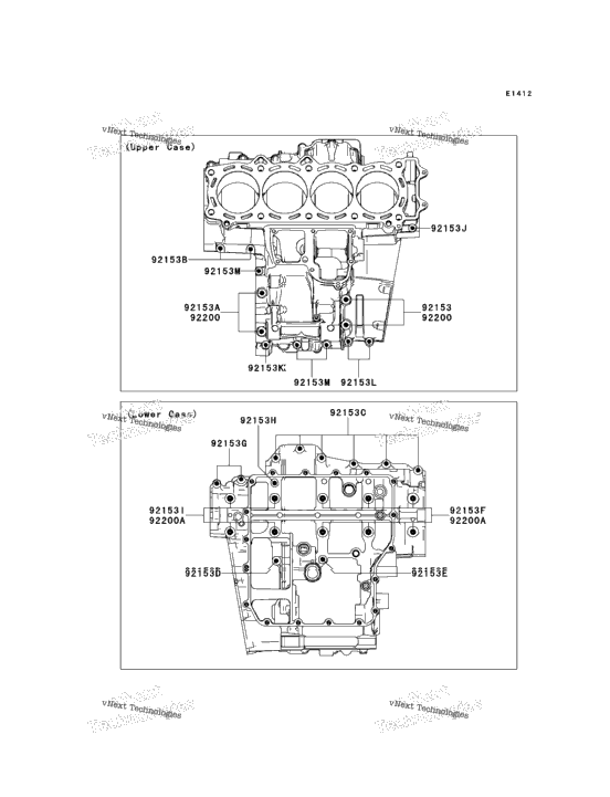 Crankcase Bolt Pattern