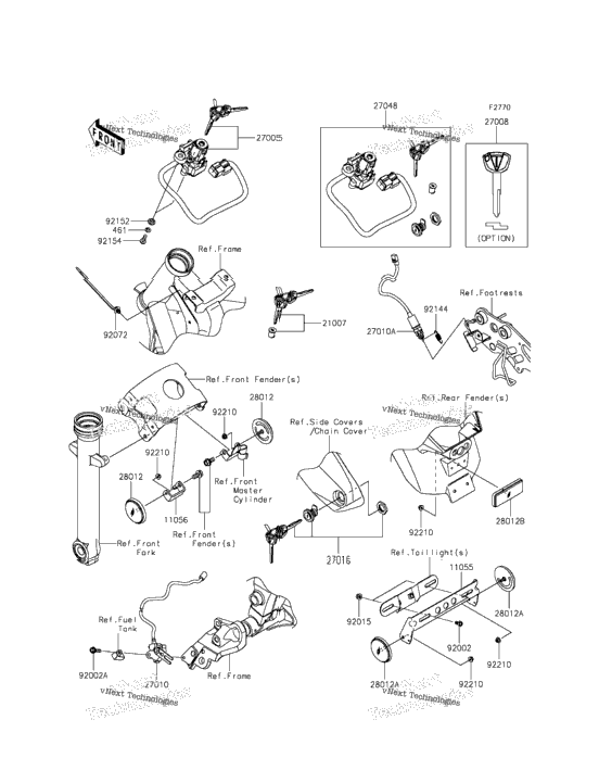 Ignition Switch/Locks/Reflectors