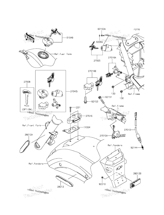 Ignition Switch/Locks/Reflectors