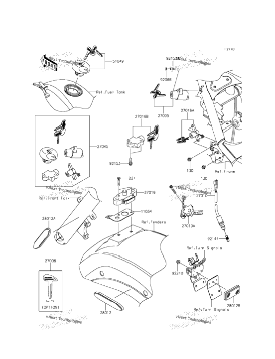 Ignition Switch/Locks/Reflectors