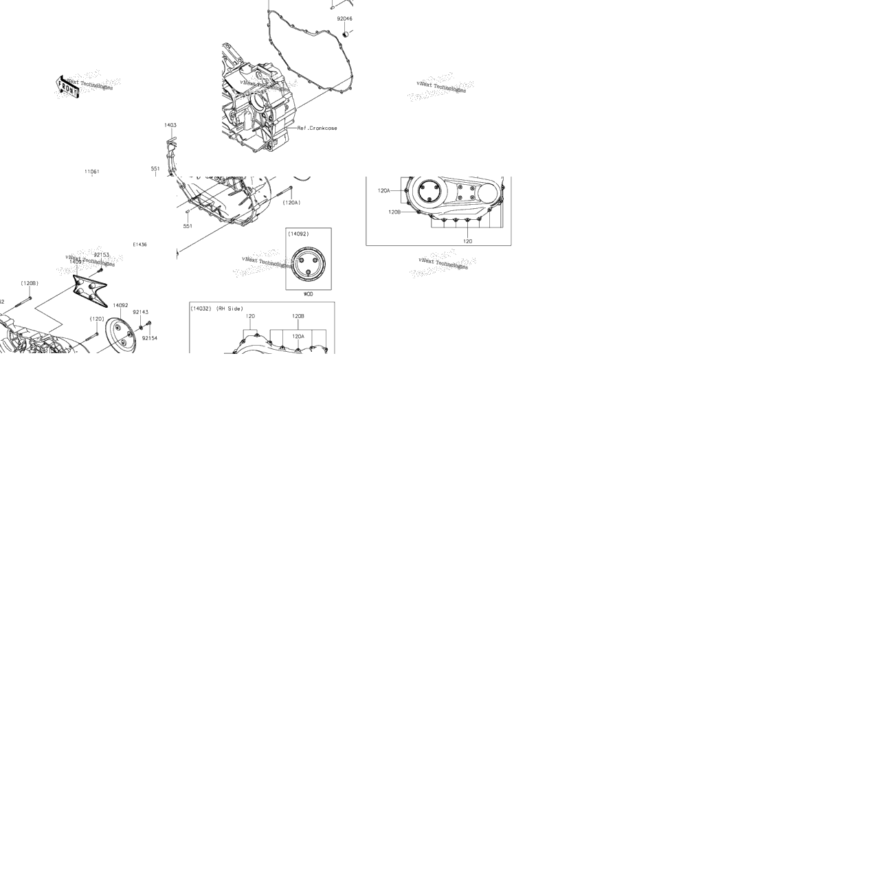 Right Engine Cover(S)