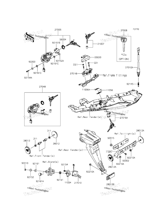 Ignition Switch/Locks/Reflectors
