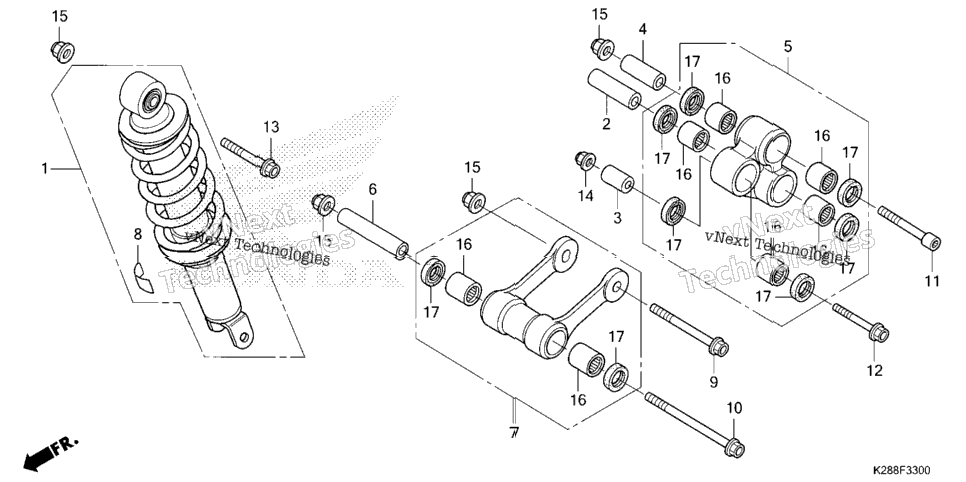 REAR SHOCK ABSORBER