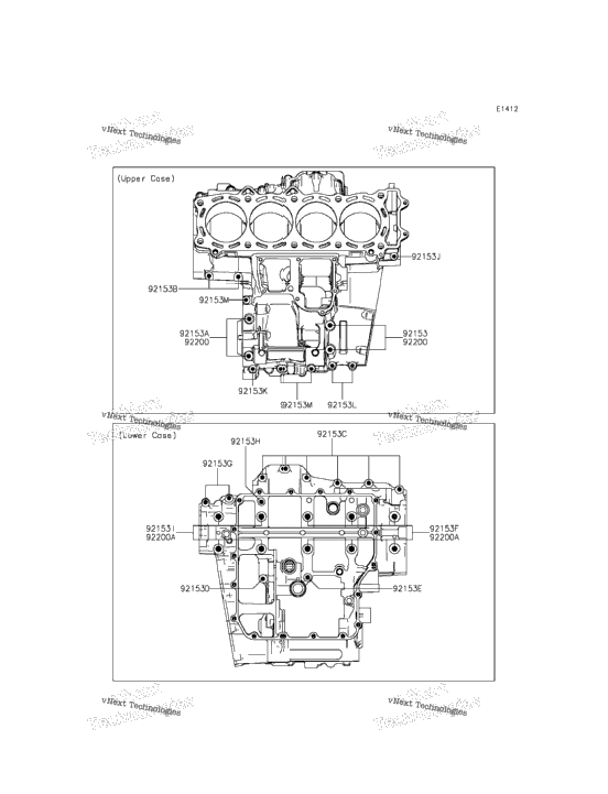 Crankcase Bolt Pattern