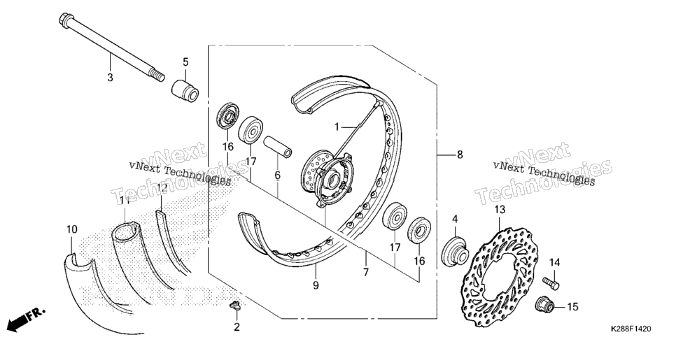 FRONT WHEEL