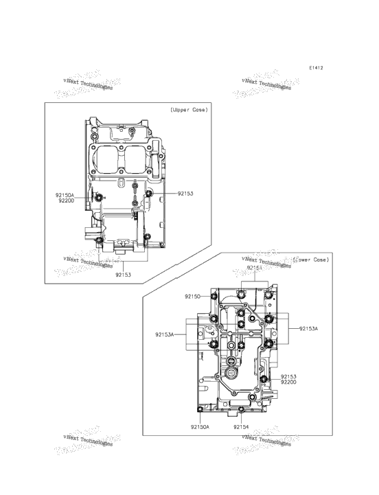 Crankcase Bolt Pattern