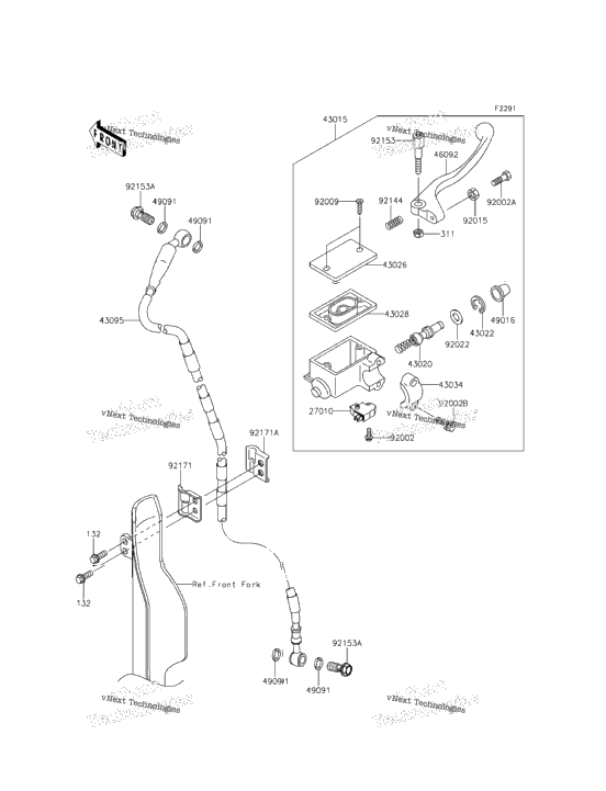 Front Master Cylinder