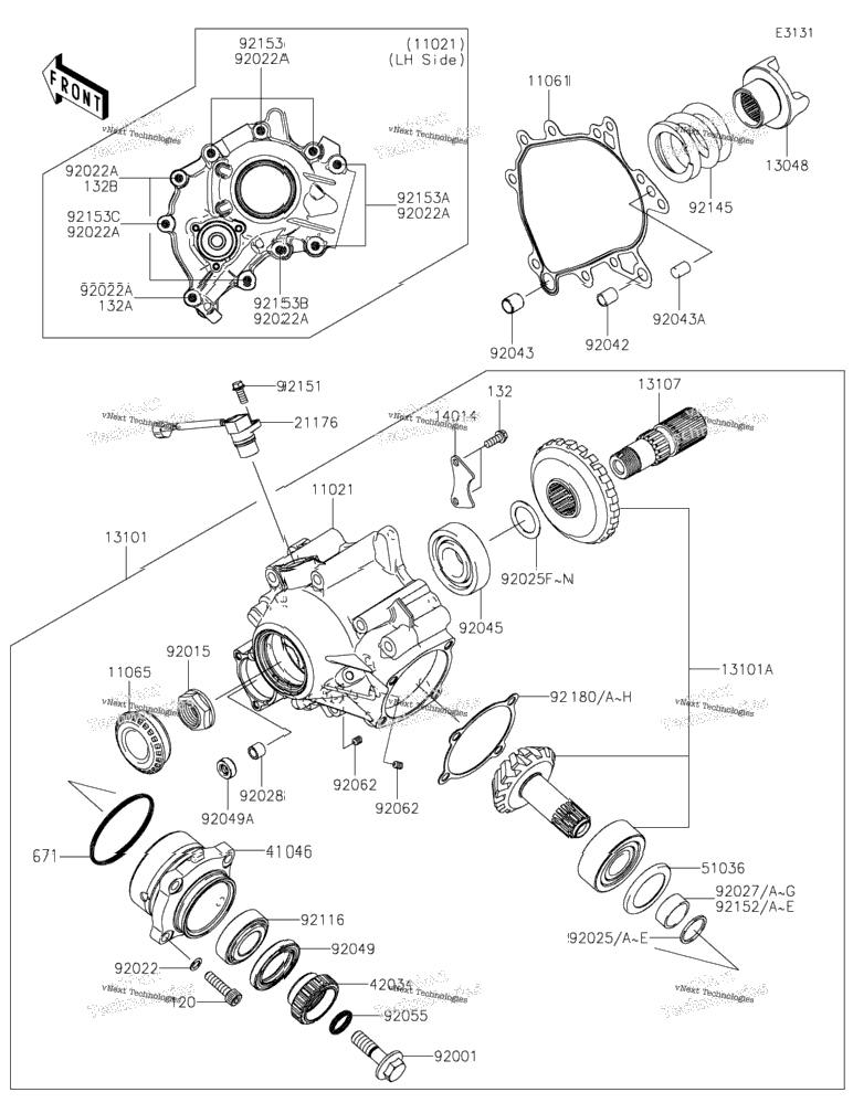 Front Bevel Gear 2