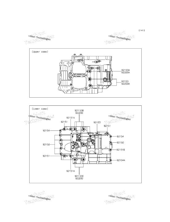 Crankcase Bolt Pattern