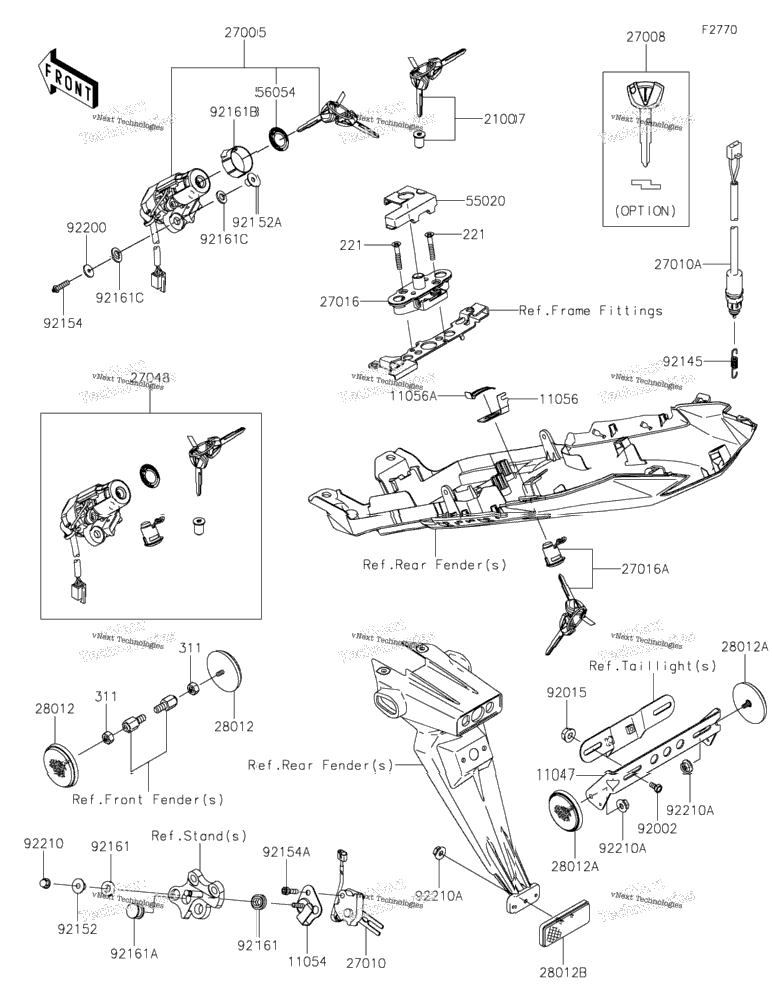 Ignition Switch/Locks/Reflectors