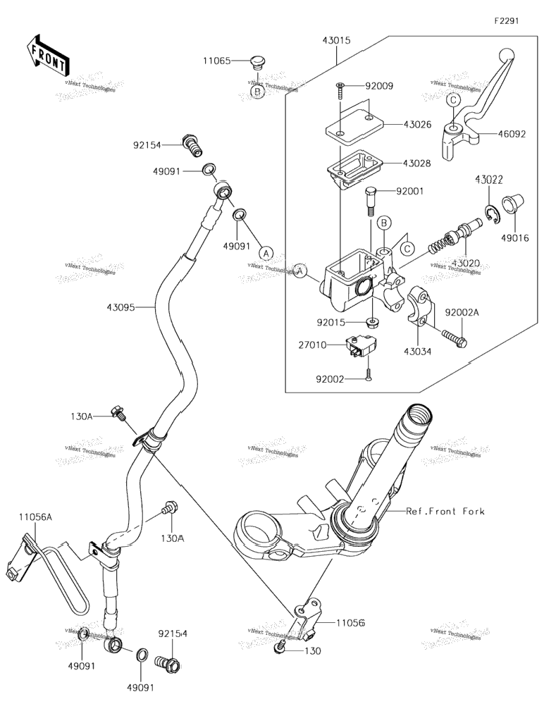 Front Master Cylinder