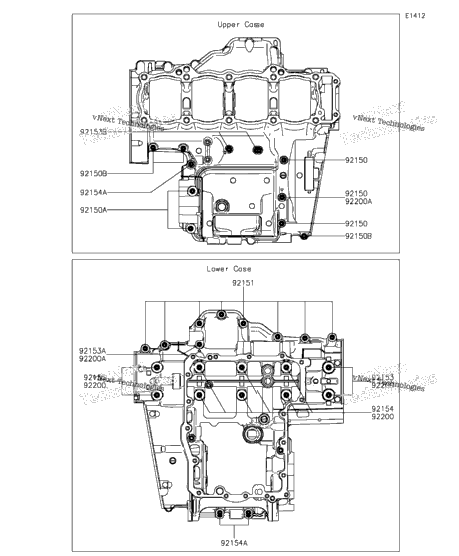 Crankcase Bolt Pattern