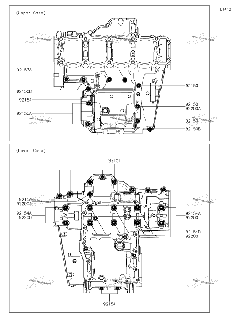 Crankcase Bolt Pattern