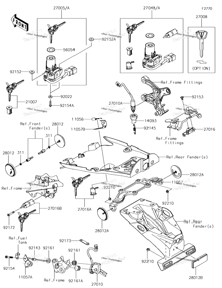 Ignition Switch/Locks/Reflectors