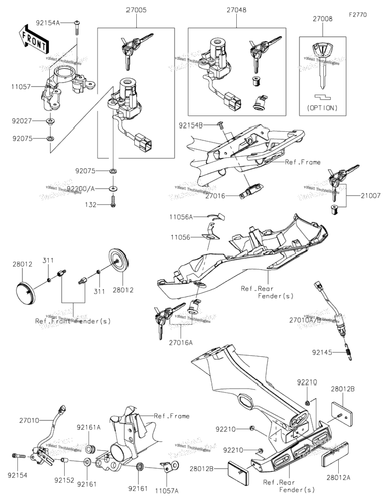 Ignition Switch/Locks/Reflectors