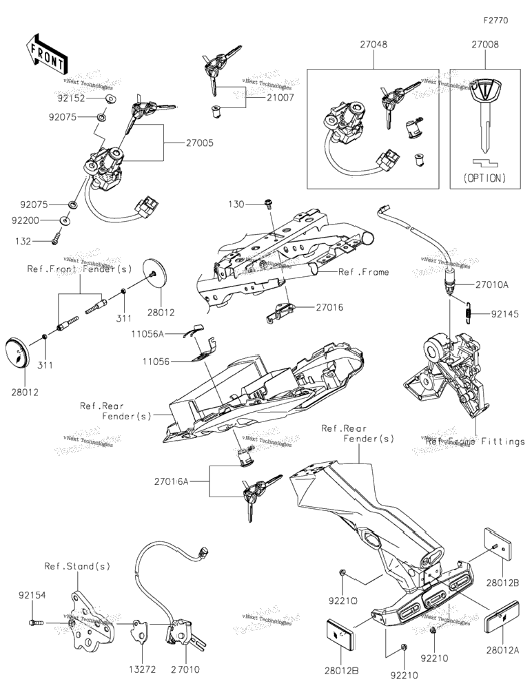 Ignition Switch/Locks/Reflectors