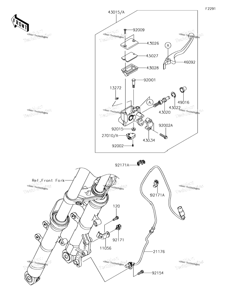 Front Master Cylinder