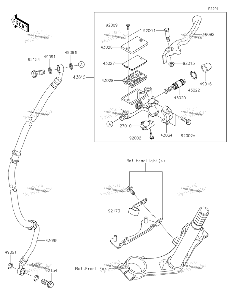 Front Master Cylinder