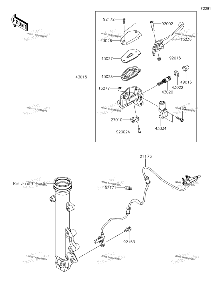 Front Master Cylinder